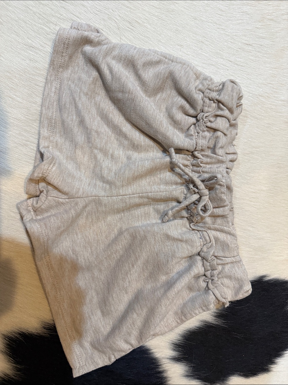 BKE Kids Light Heather Gray Drawstring Lounge Shorts